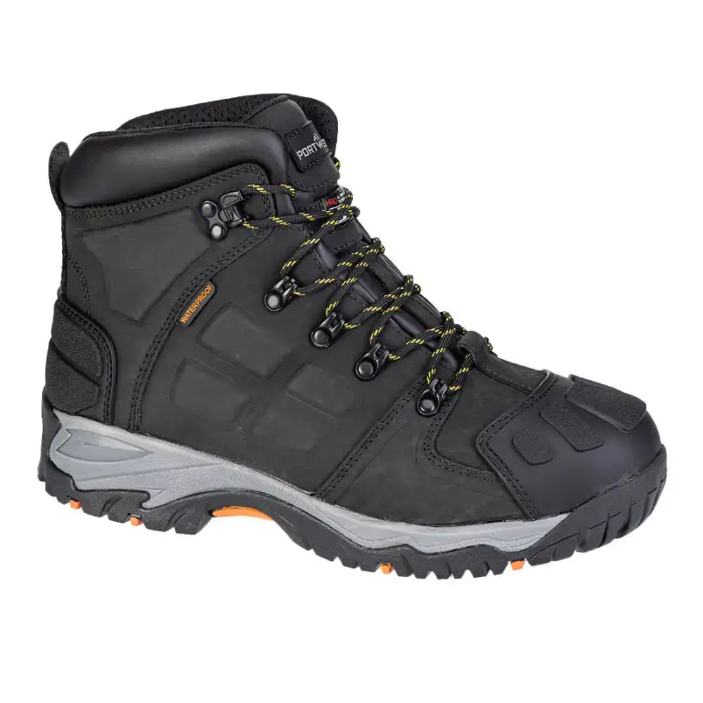 Portwest FT05 Steel Leather Ankle Boot S7 HRO CI LG SR SC FO - Black / 39