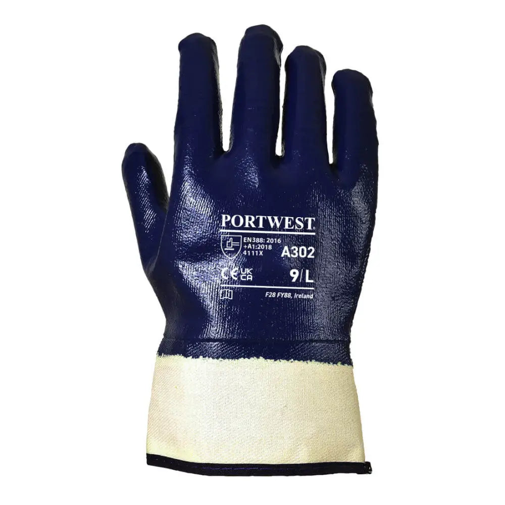 Portwest Fully Dipped Nitrile Safety Cuff - L