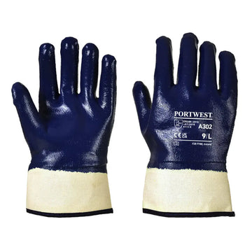 Portwest Fully Dipped Nitrile Safety Cuff - L