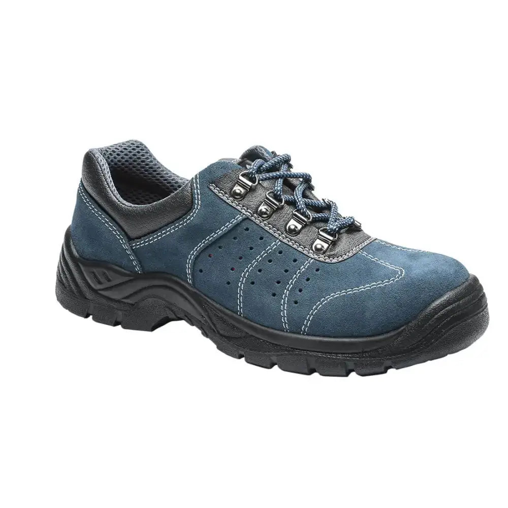 Portwest FW02 Steel Suede Leather Low Shoe S1P SR FO
