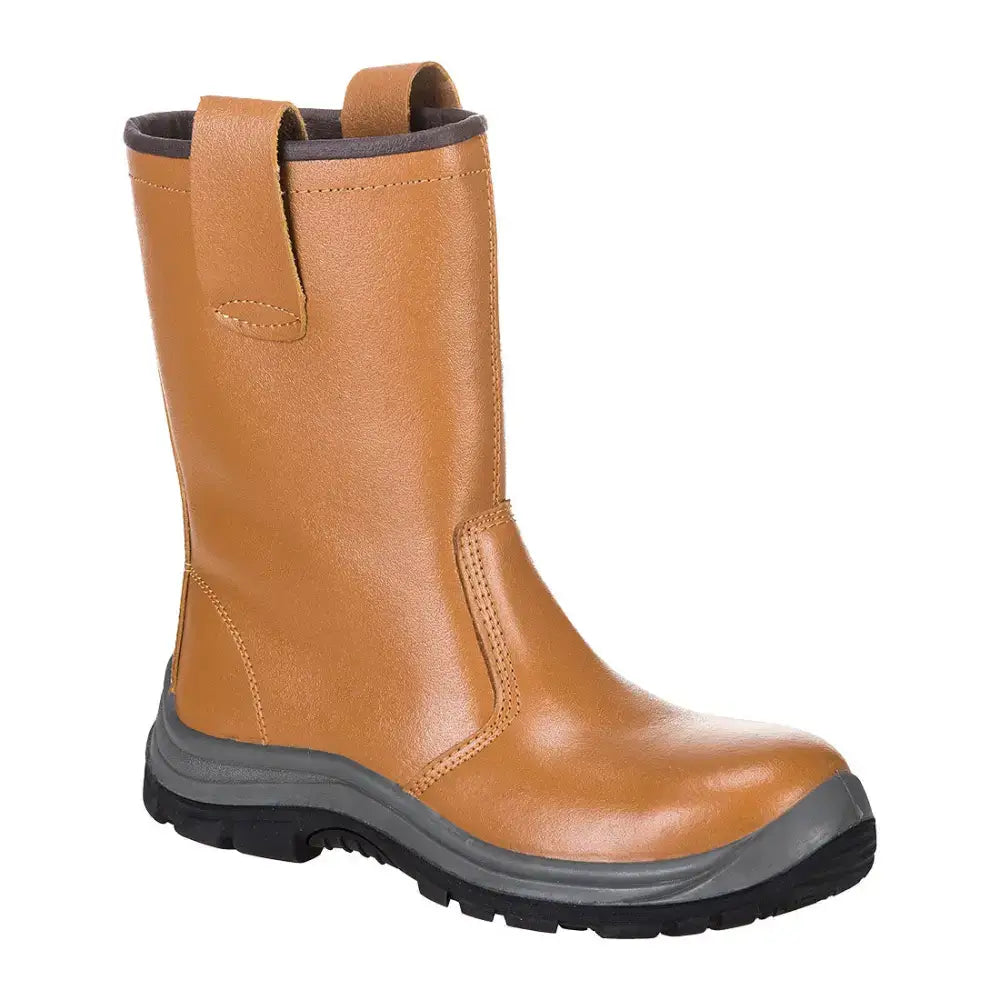 Portwest FW06 Steel Action Leather Rigger Boot S1P HRO SRC CI