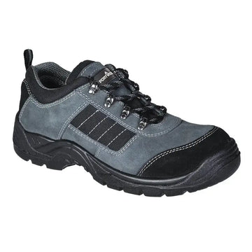 Portwest FW64 Steel Cow Suede Leather Low Shoe S1P SR