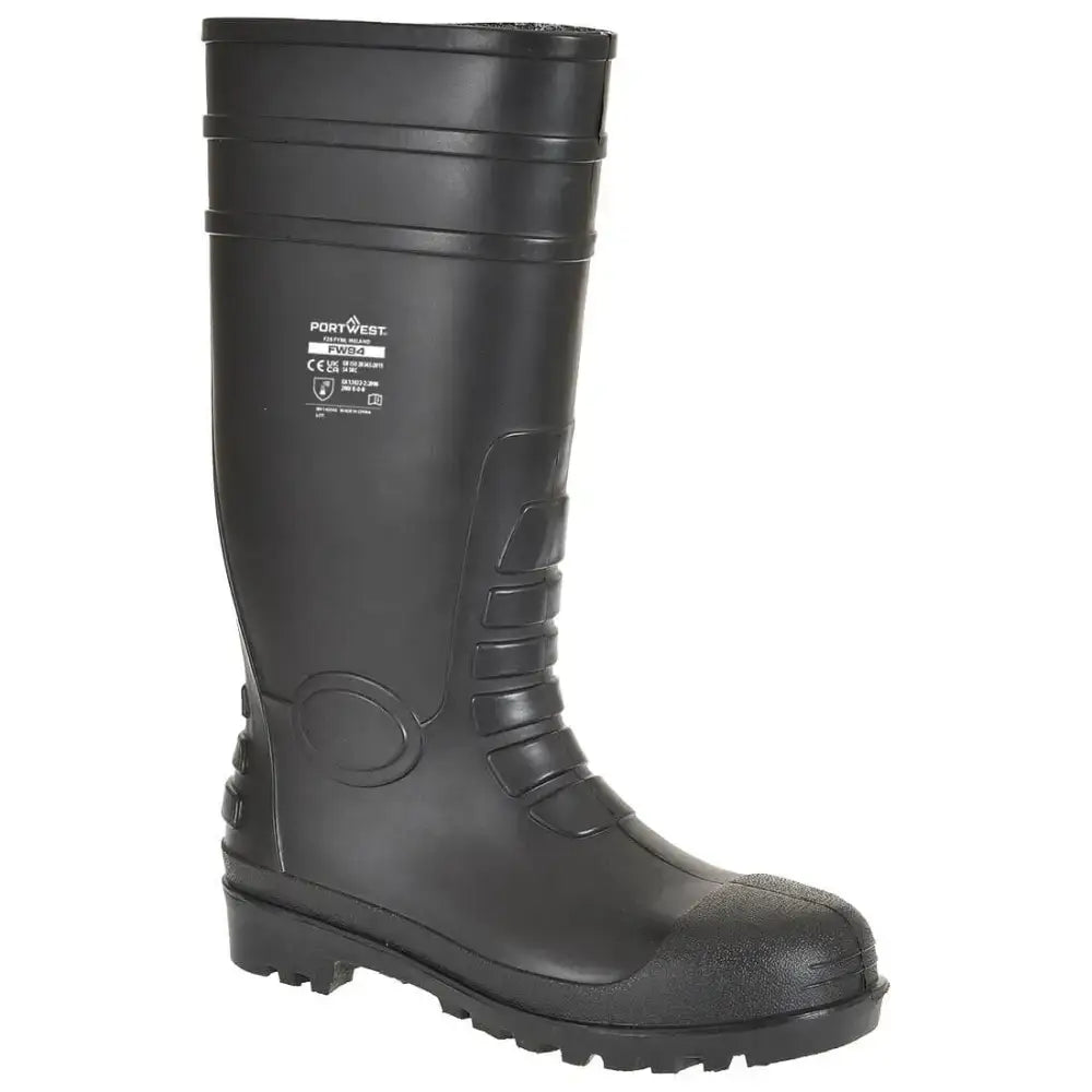 Portwest FW94 Steel PVC Classic Wellington S4 FO CI