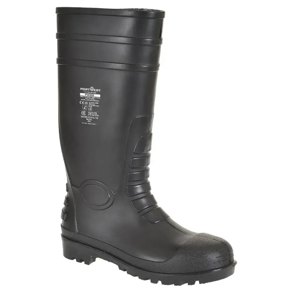 Portwest FW95 Steel PVC Wellington S5 FO CI