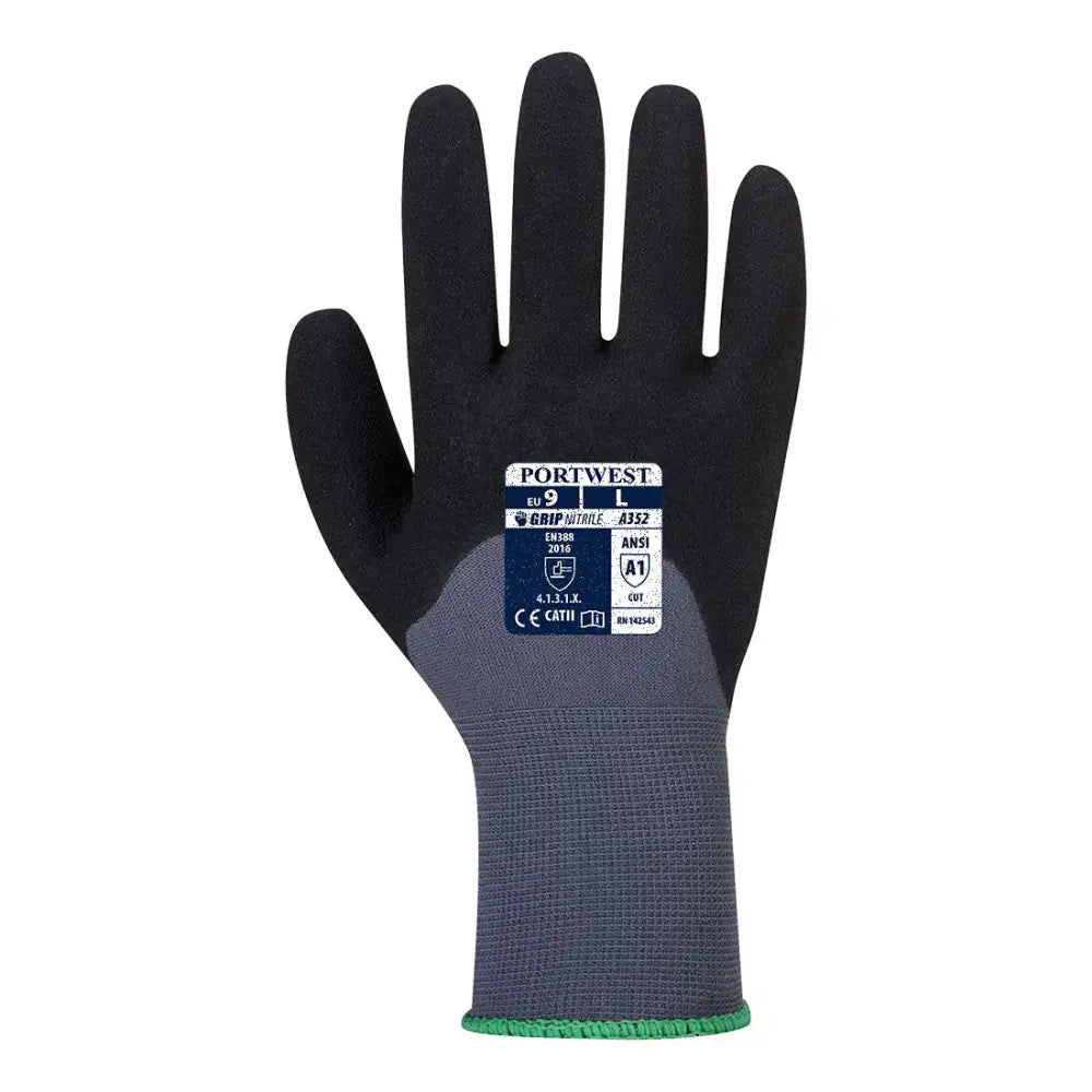 Portwest Grip 15 Nitrile Sandy 3/4 Palm Glove - L