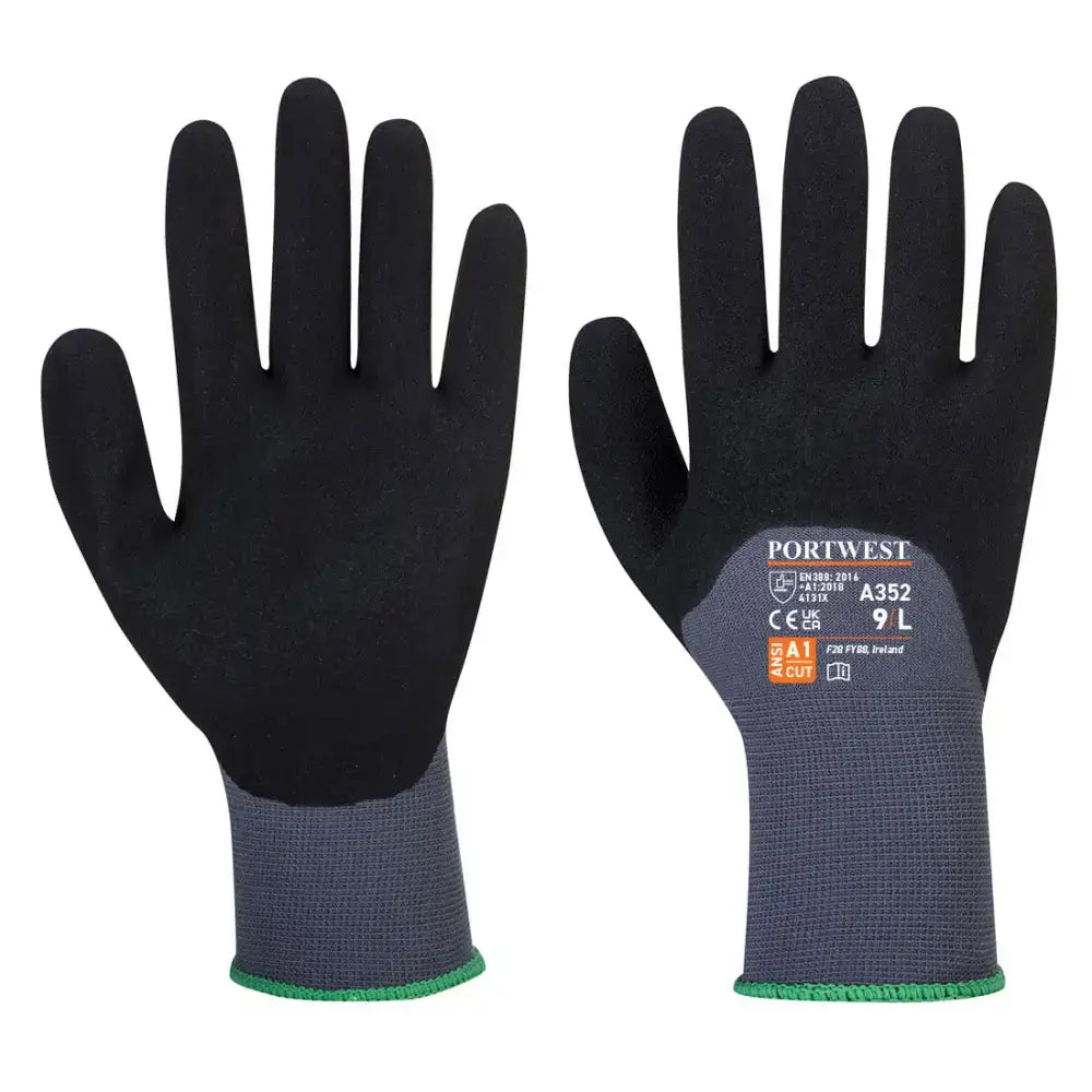 Portwest Grip 15 Nitrile Sandy 3/4 Palm Glove - L