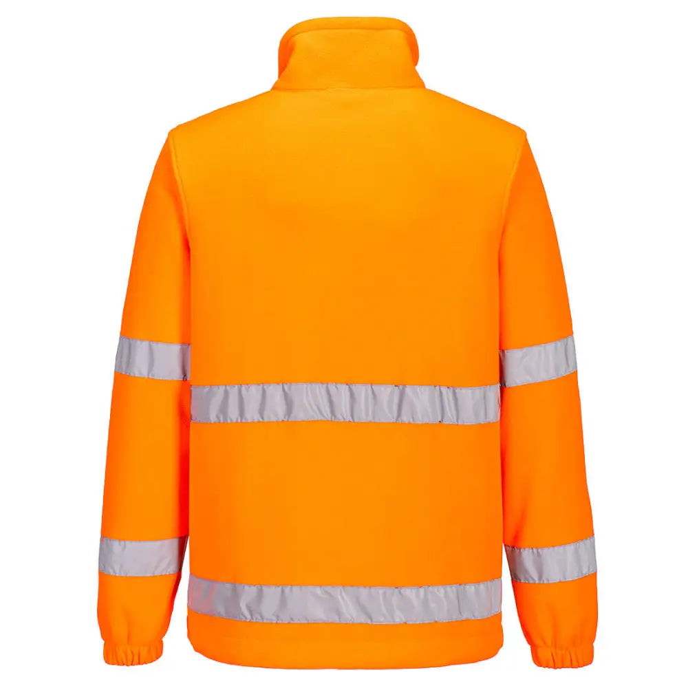 Portwest Hi-Vis 1/2 Zip Fleece - Orange / L