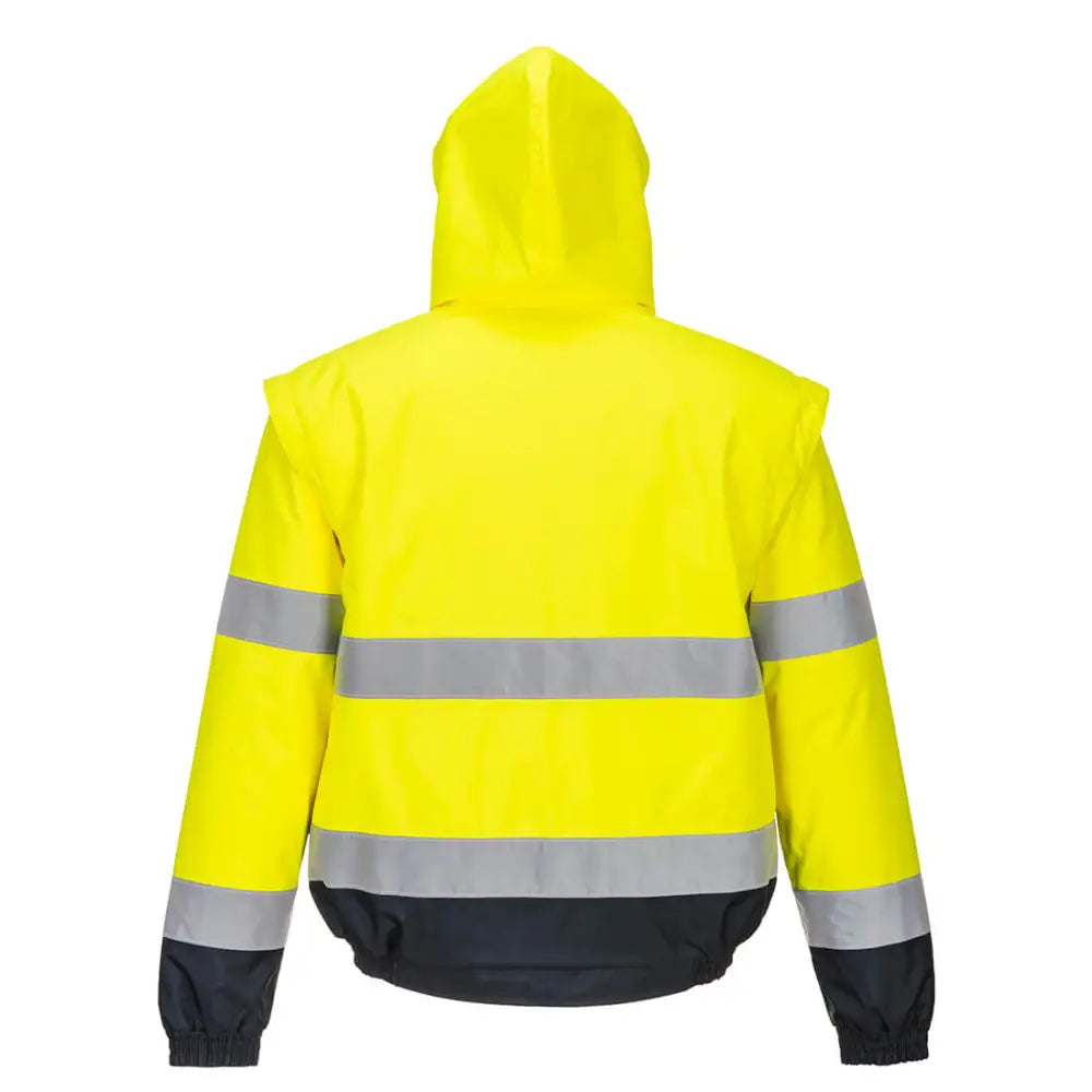 Portwest Hi-Vis 2-in-1 Contrast Bomber Jacket