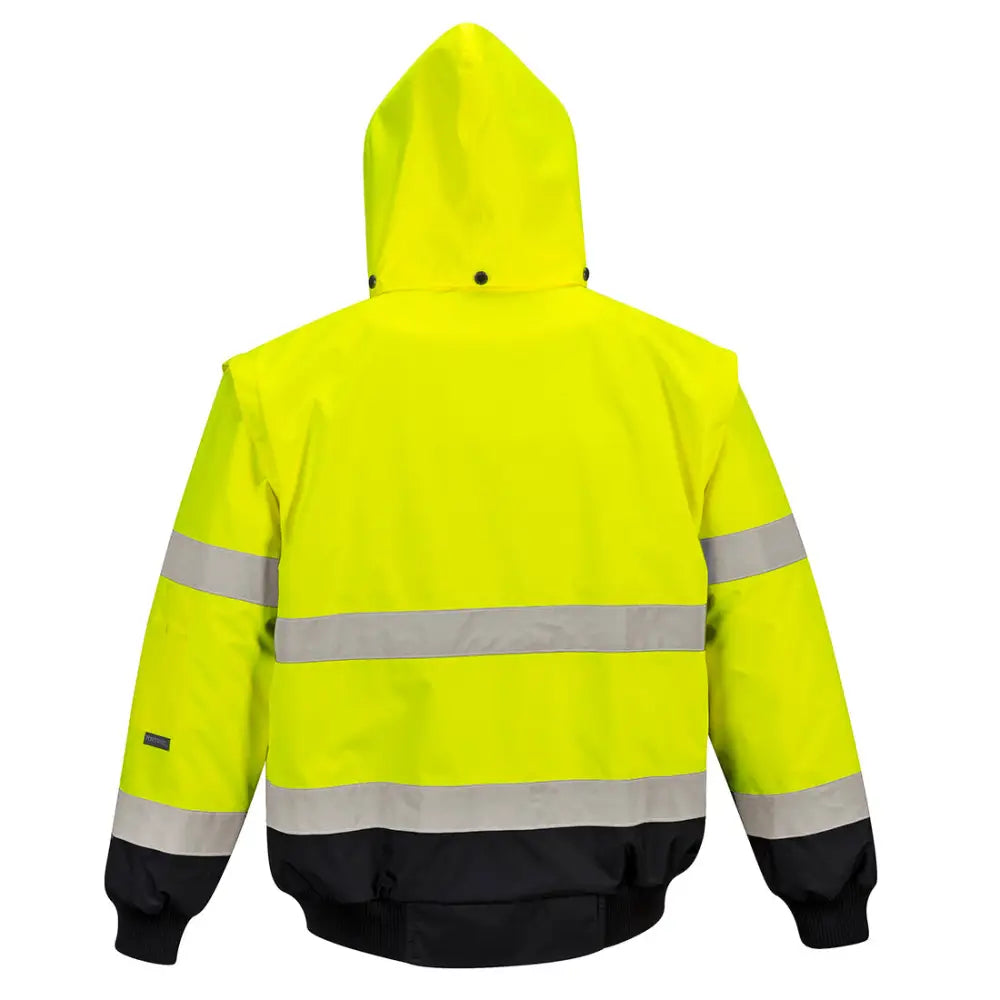 Portwest Hi-Vis 3-in-1 Contrast Bomber Jacket
