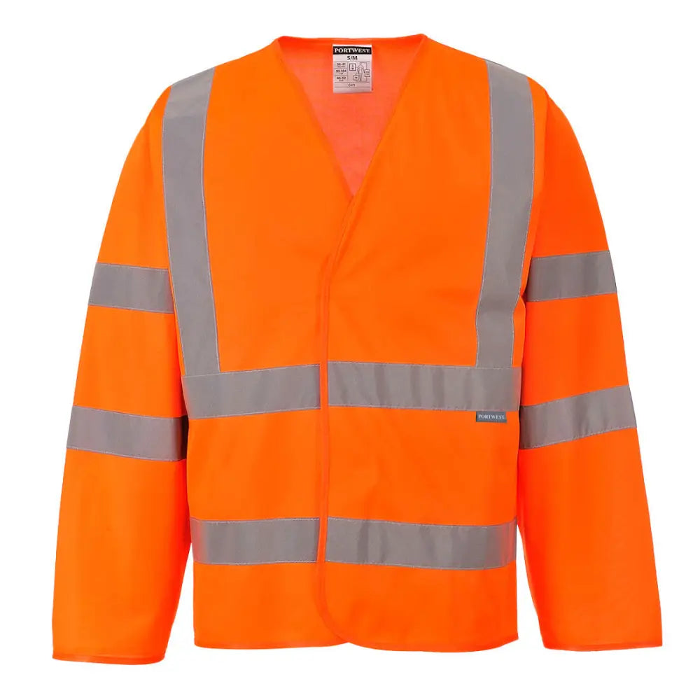 Portwest Hi-Vis Band and Brace Jacket L/S - Orange / L/XL