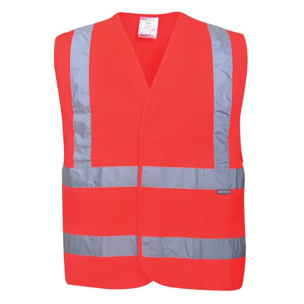 Portwest Hi-Vis Band and Brace Vest - Red / L/XL