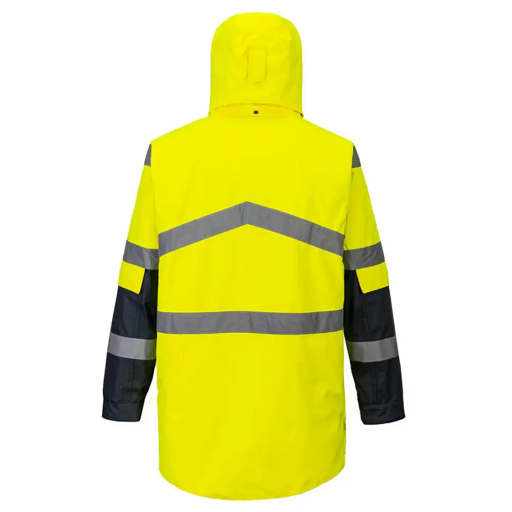 Portwest Hi-Vis Breathable Contrast Rain Jacket - 4XL