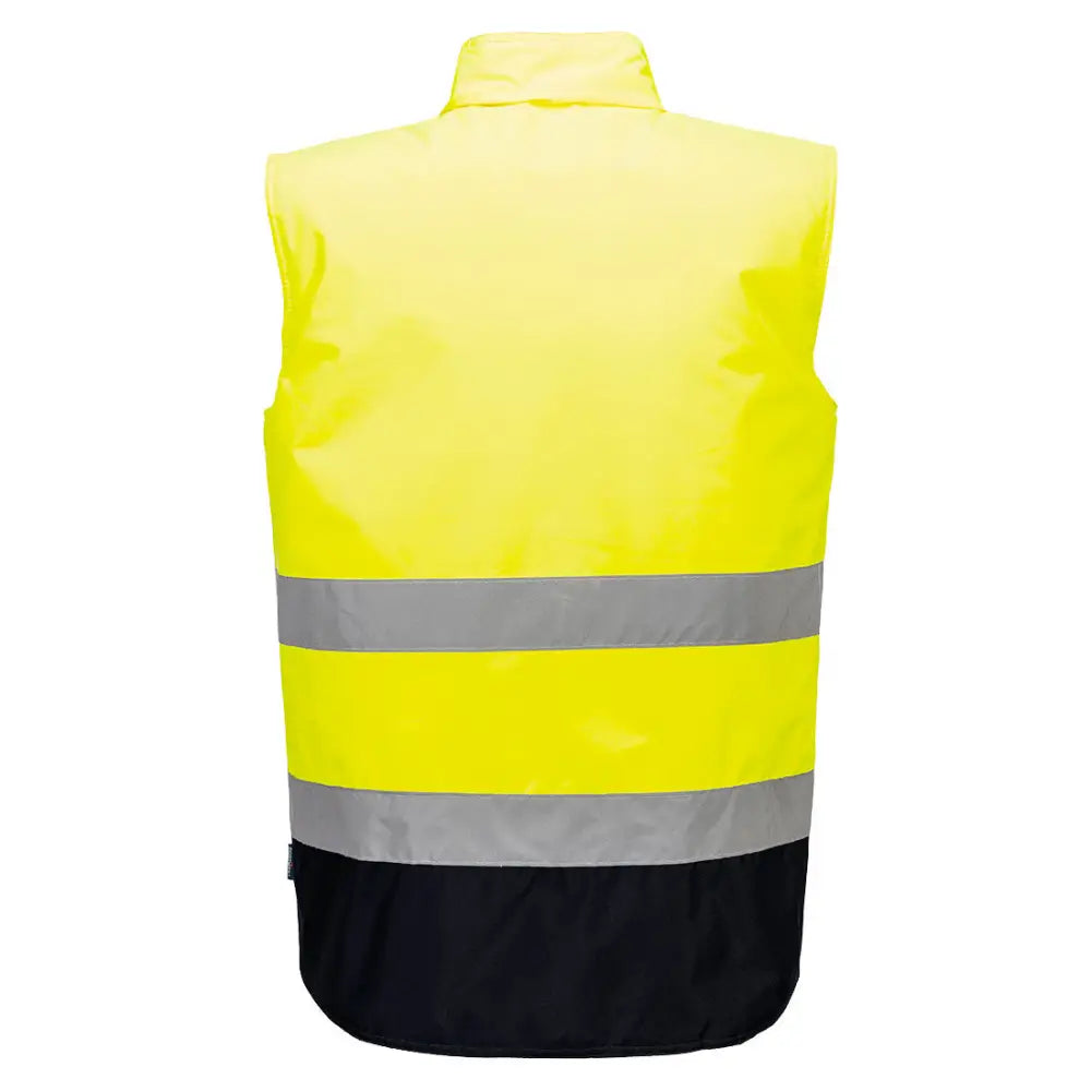 Portwest Hi-Vis Contrast Bodywarmer - L