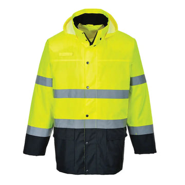 Portwest Hi-Vis Contrast Rain Lite Traffic Jacket - L