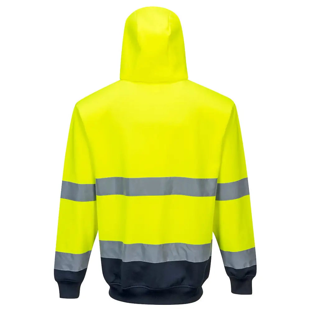 Portwest Hi-Vis Contrast Zipped Hoodie