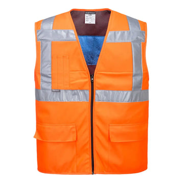 Portwest Hi-Vis Cooling Vest - Orange / L/XL