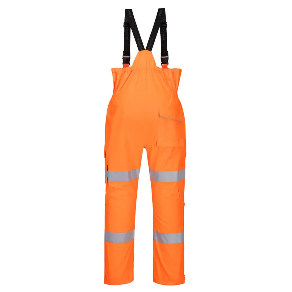 Portwest Hi-Vis Extreme Rain Bib and Brace