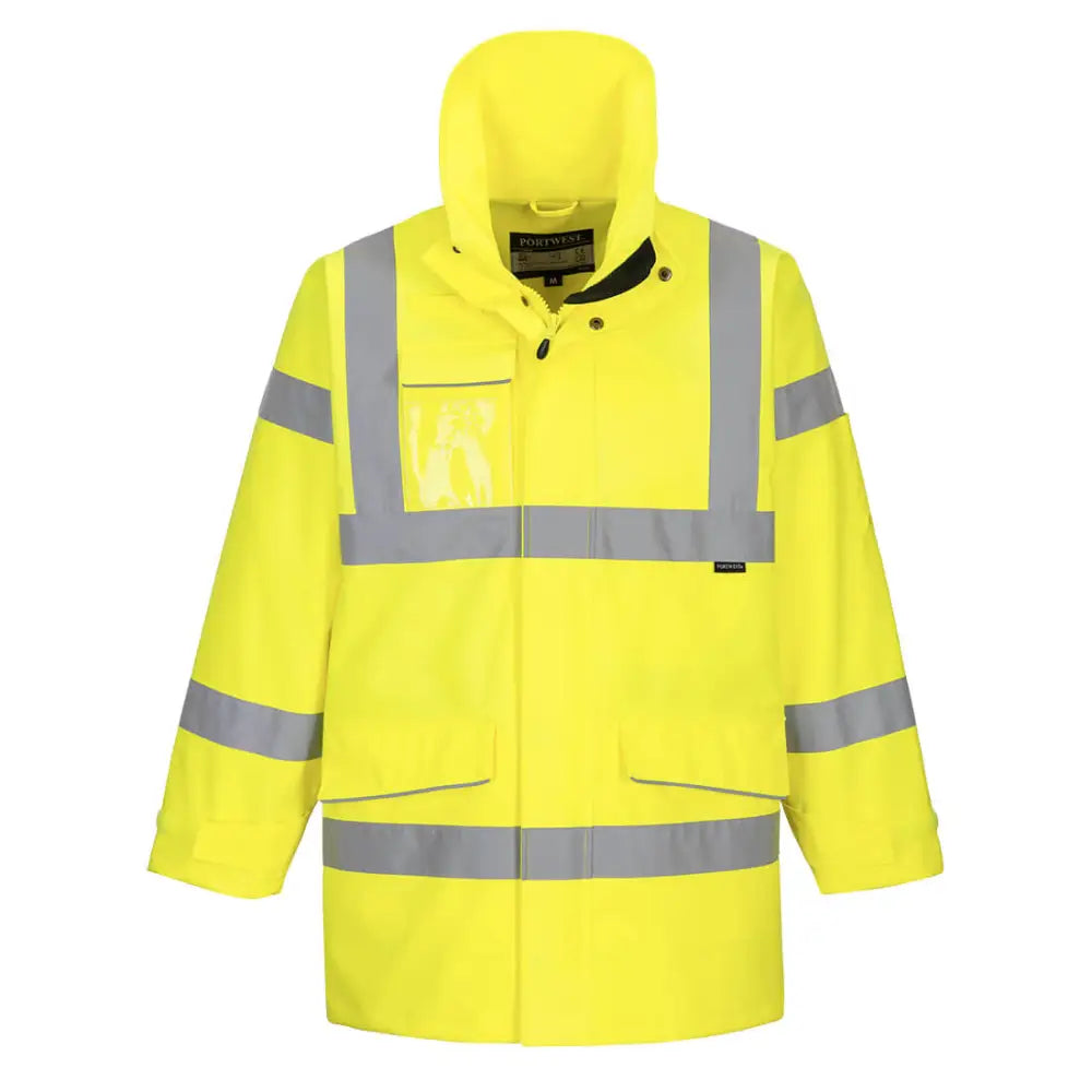 Portwest Hi-Vis Extreme Rain Jacket - Yellow / L