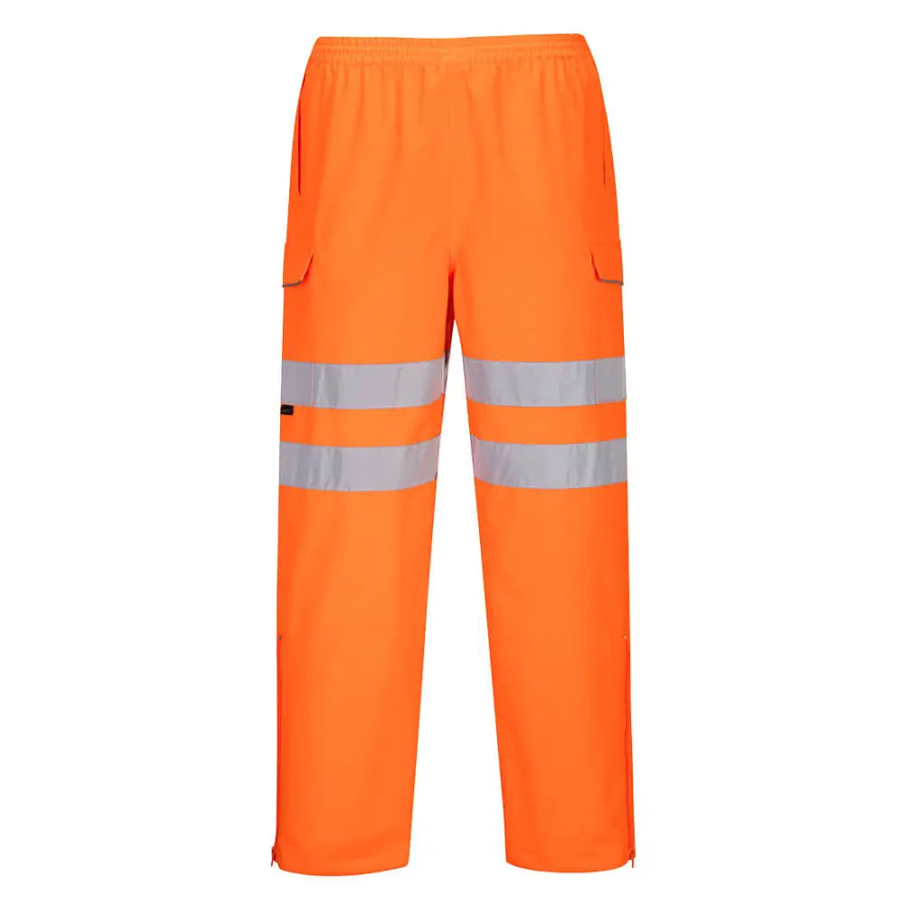 Portwest Hi-Vis Extreme Rain Trousers - Orange / L