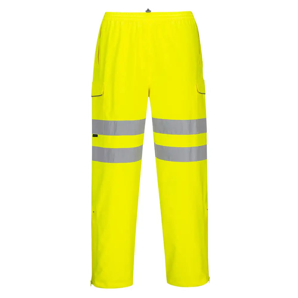 Portwest Hi-Vis Extreme Rain Trousers - Yellow / L