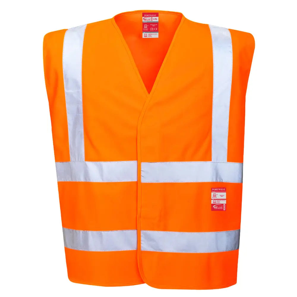 Portwest Hi-Vis FR Vest - Orange / 4X/5X