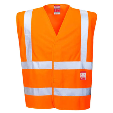 Portwest Hi-Vis FR Vest - Orange / 4X/5X