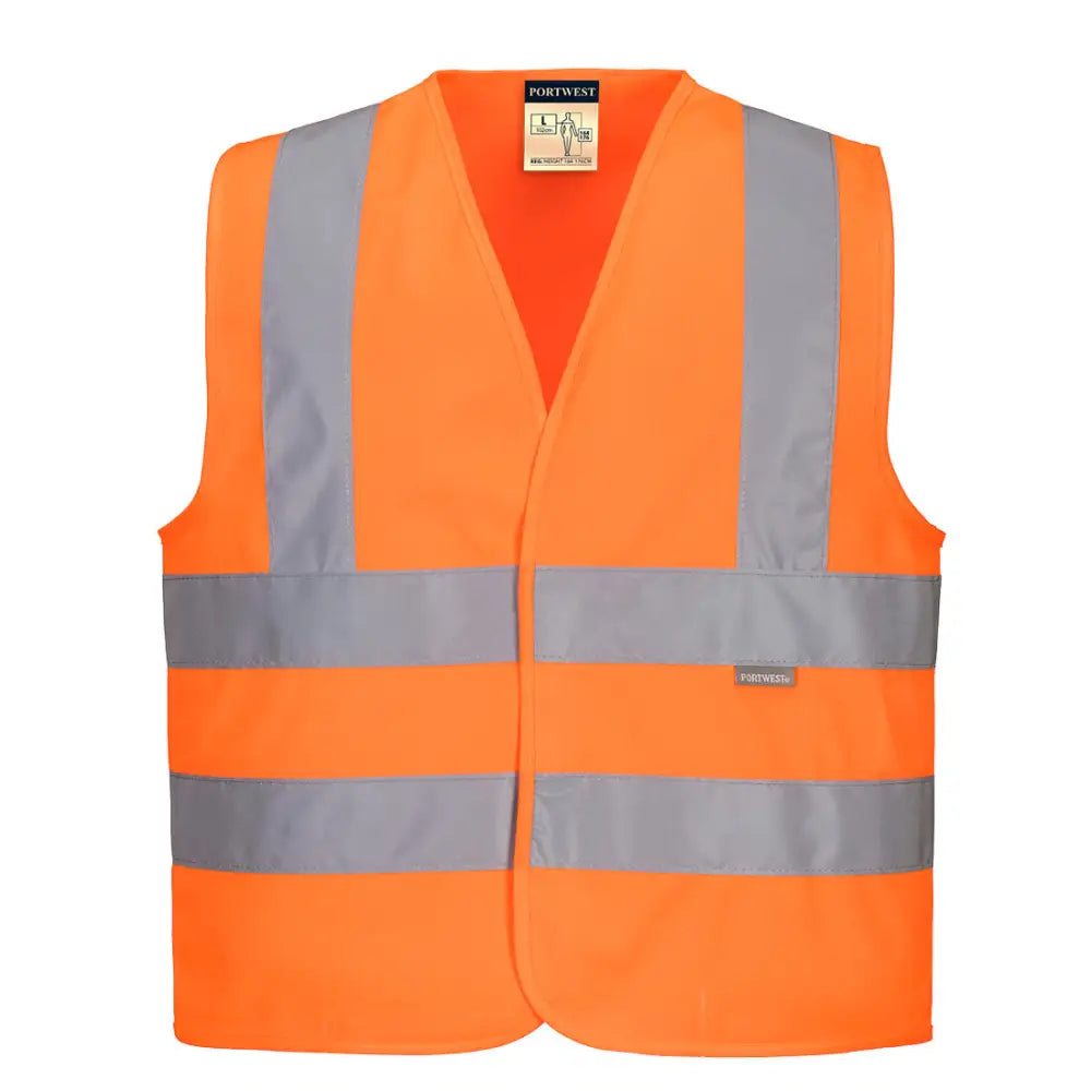 Portwest Hi-Vis Junior Band and Brace Vest - Orange / L