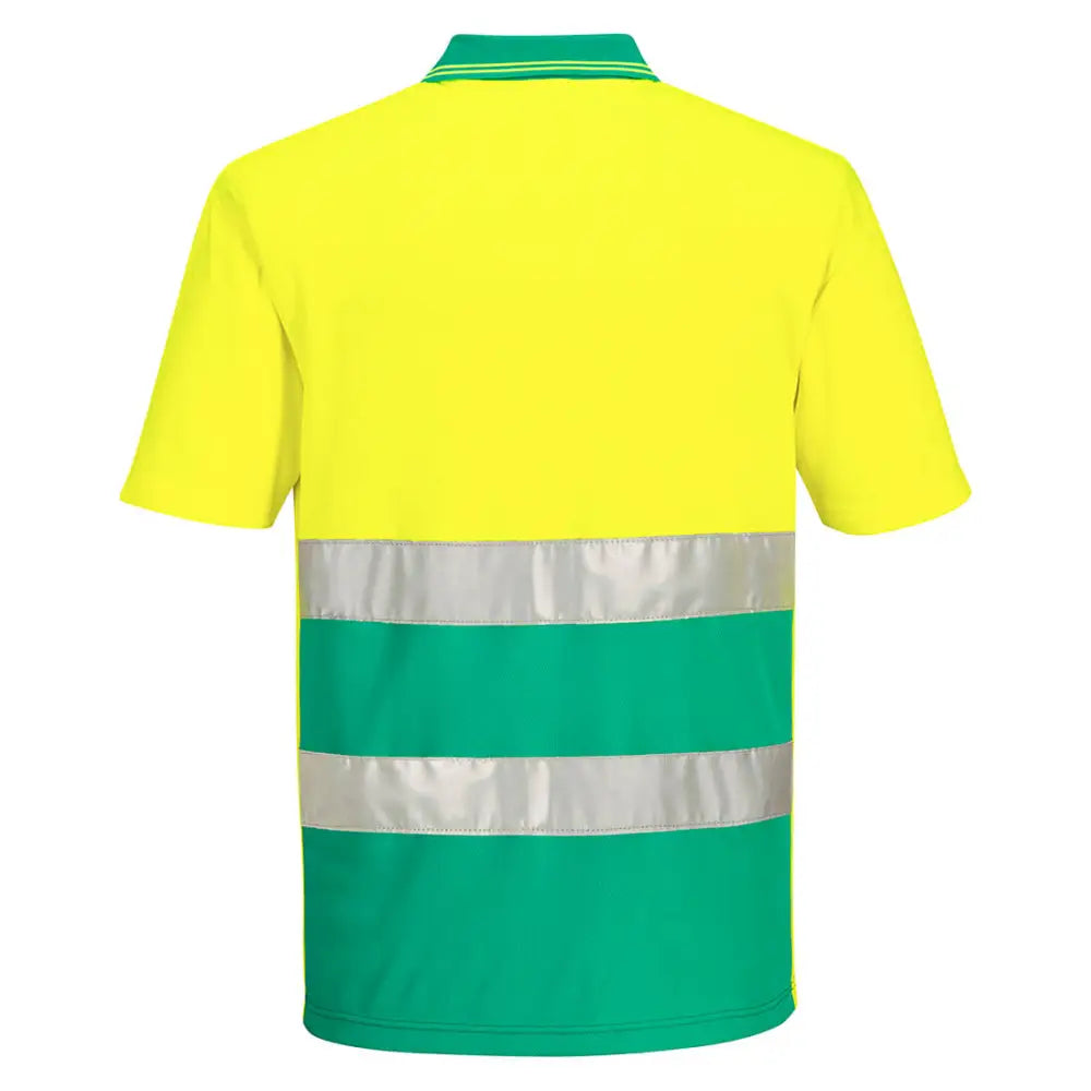Portwest Hi-Vis Lightweight Contrast Polo Shirt S/S