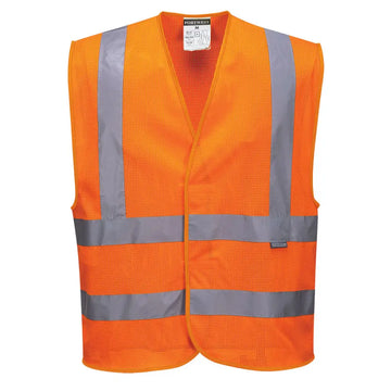 Portwest Hi-Vis Mesh Band and Brace Vest - Orange / 4X/5X