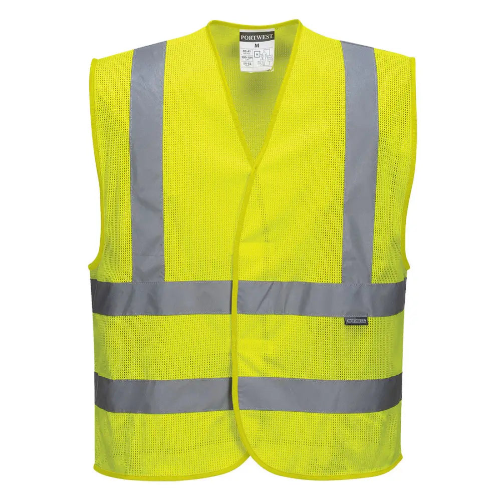 Portwest Hi-Vis Mesh Band and Brace Vest - Yellow / 4X/5X