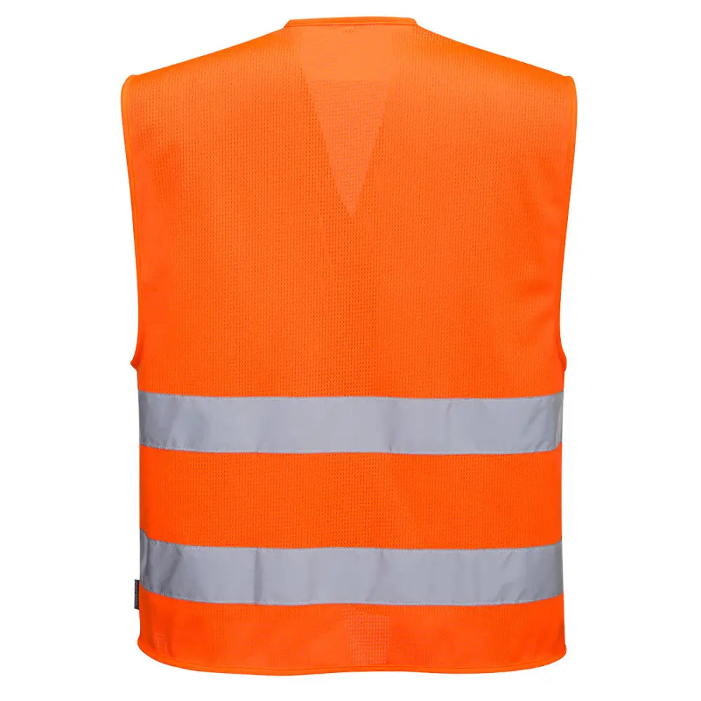 Portwest Hi-Vis Mesh Two Band Vest - Orange / 4X/5X