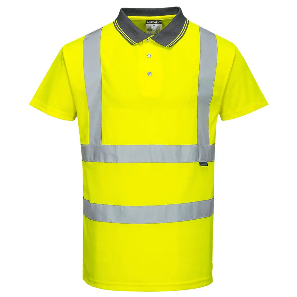 Portwest Hi-Vis Polo Shirt S/S - Yellow / 4XL