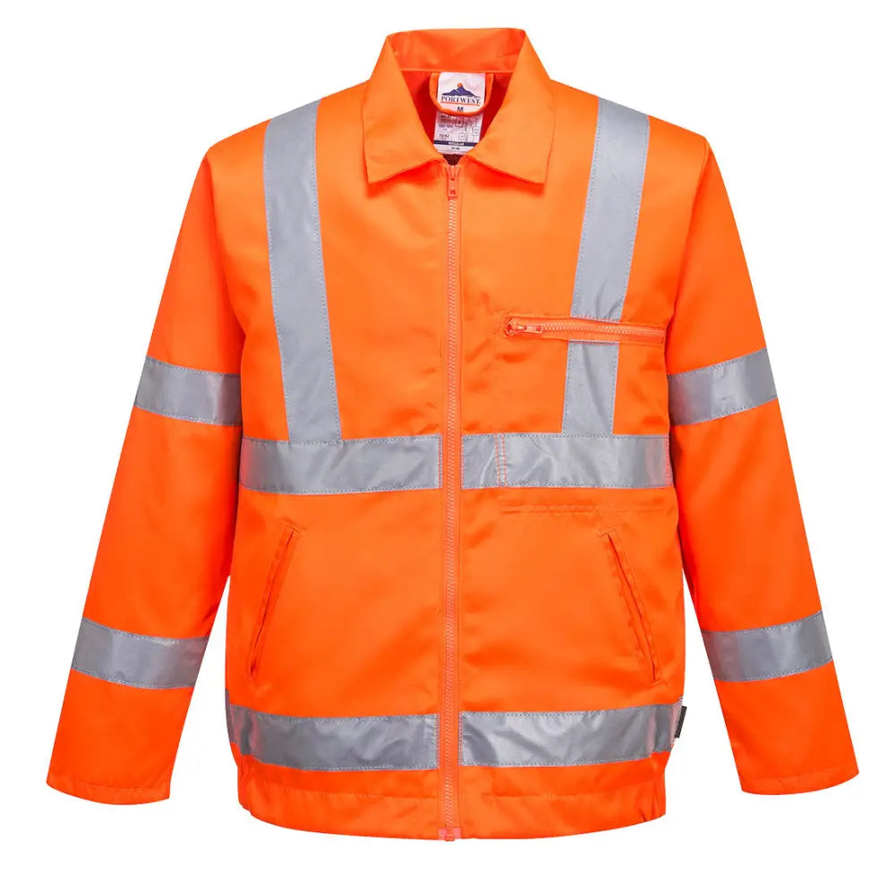 Portwest Hi-Vis Polycotton Bomber Jacket - L