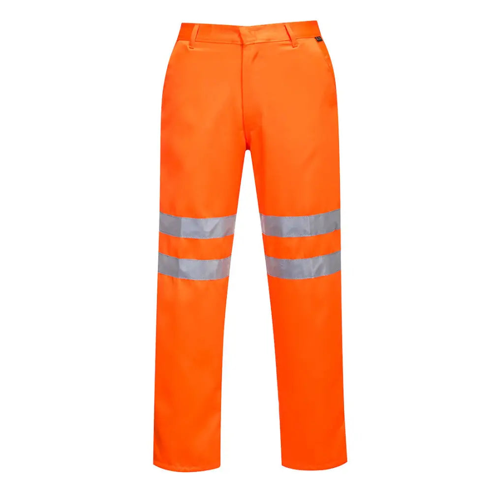 Portwest Hi-Vis Polycotton Service Trousers - Orange / 4XL