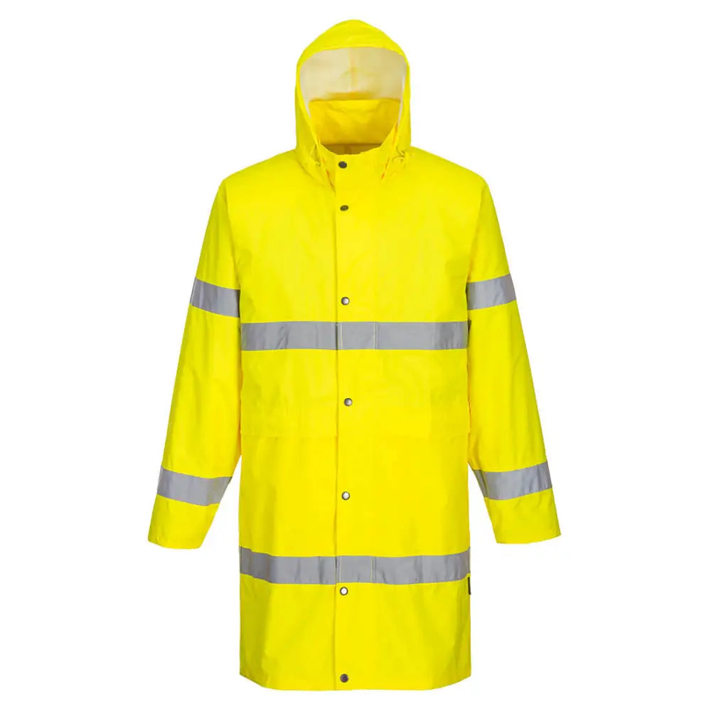 Portwest Hi-Vis Rain Coat 100cm - Yellow / 4XL