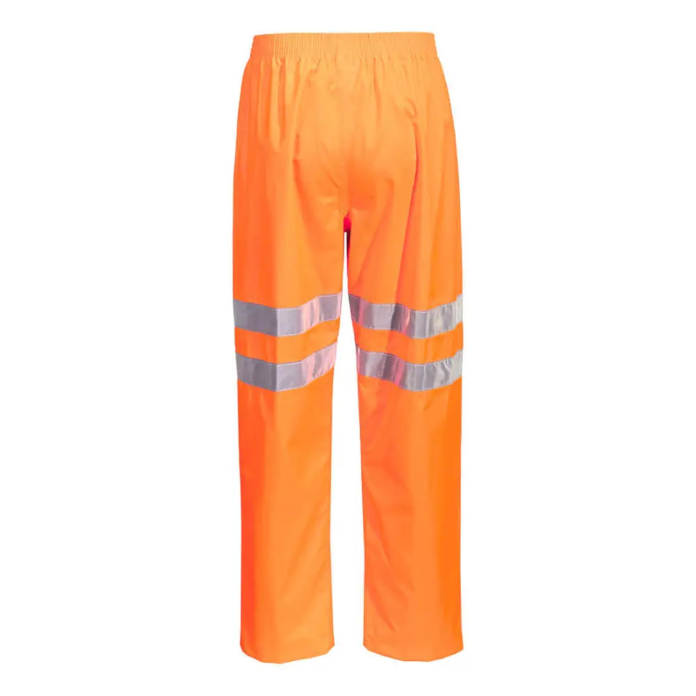 Portwest Hi-Vis Rain Traffic Trousers - L