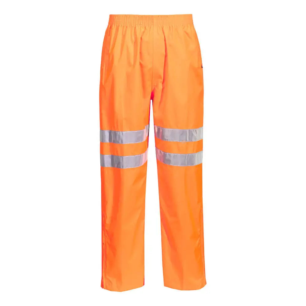 Portwest Hi-Vis Rain Traffic Trousers - L