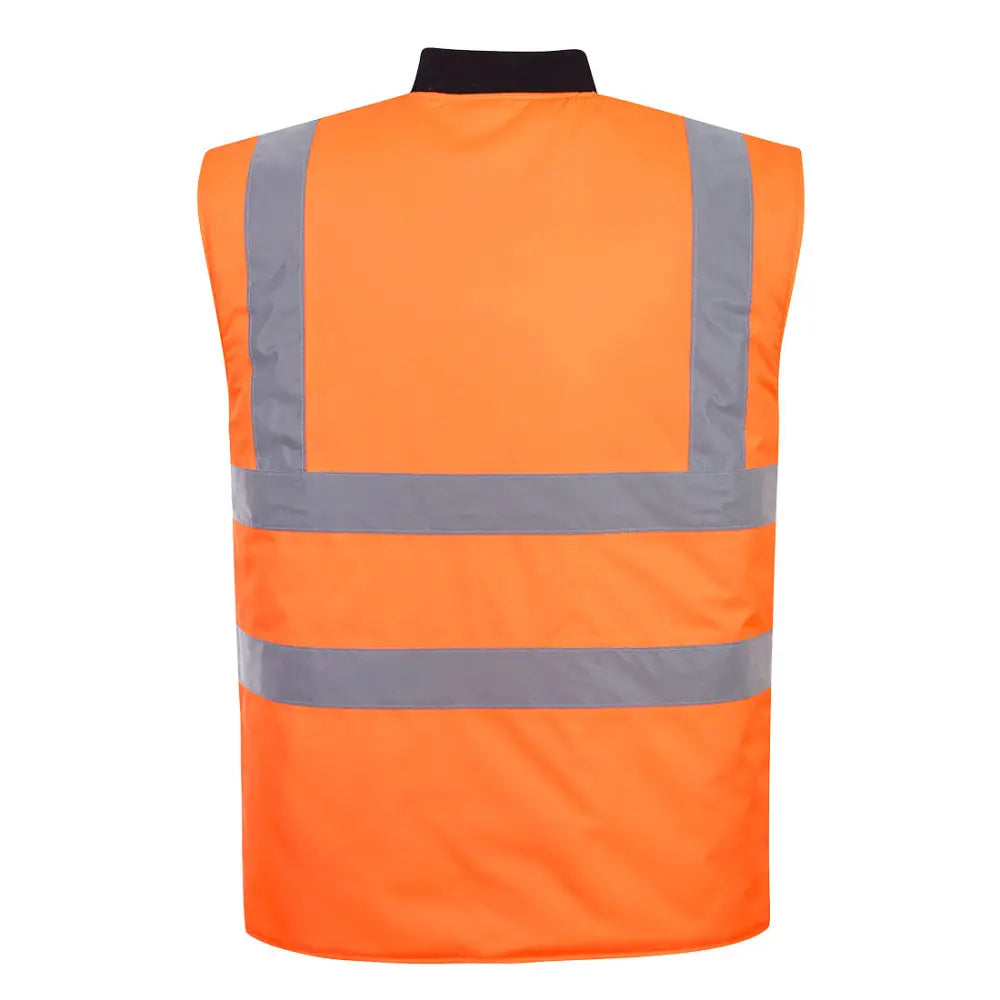 Portwest Hi-Vis Reversible Bodywarmer - Orange / 4XL