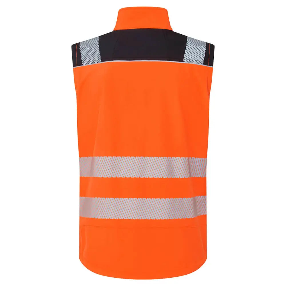 Portwest Hi-Vis Softshell Gilet (3L) - Orange/Black / 4XL