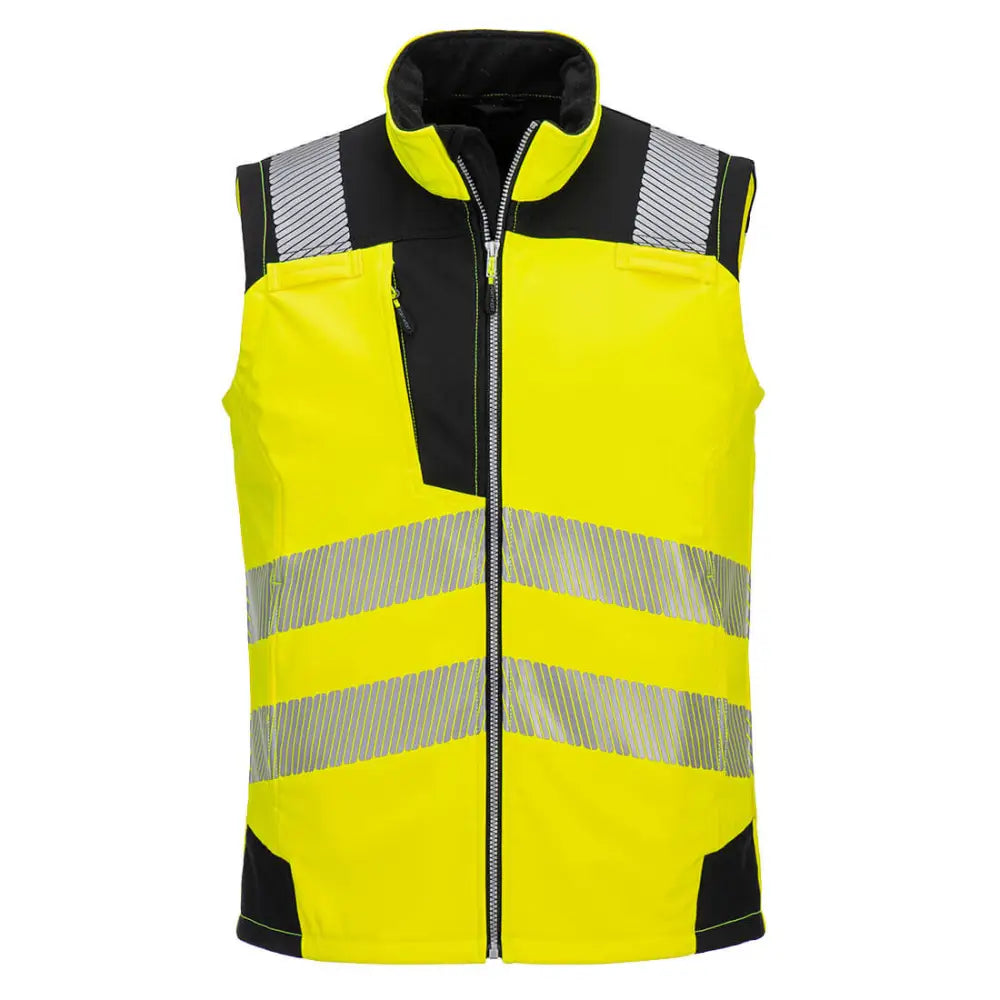 Portwest Hi-Vis Softshell Gilet (3L) - Yellow/Black / 4XL
