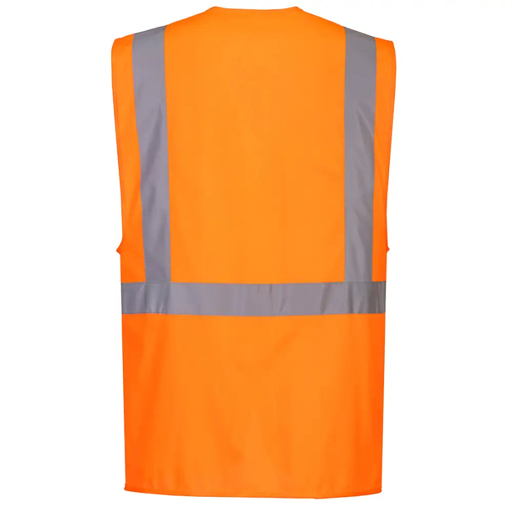 Portwest Hi-Vis Tablet Pocket Executive Vest - Orange / 4XL