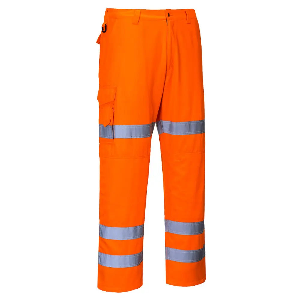 Portwest Hi-Vis Three Band Work Trousers - L