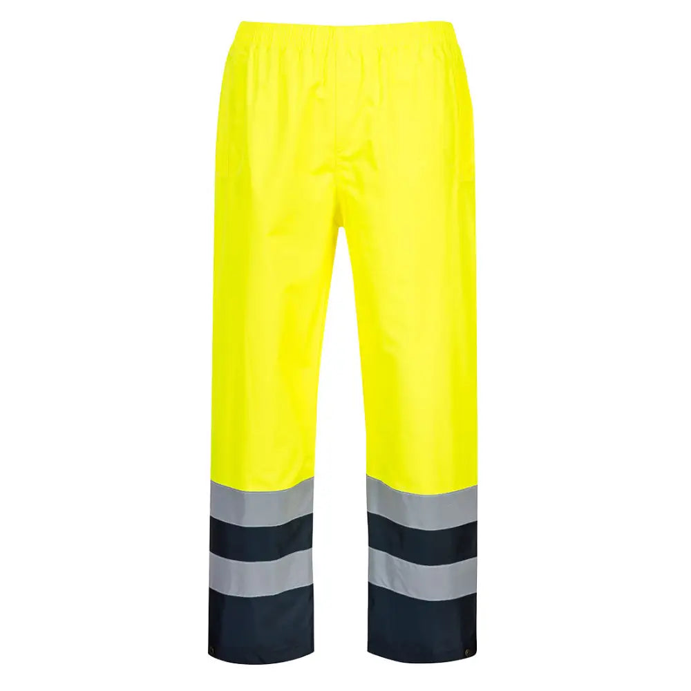 Portwest Hi-Vis Two Tone Traffic Trouser - Yellow / M