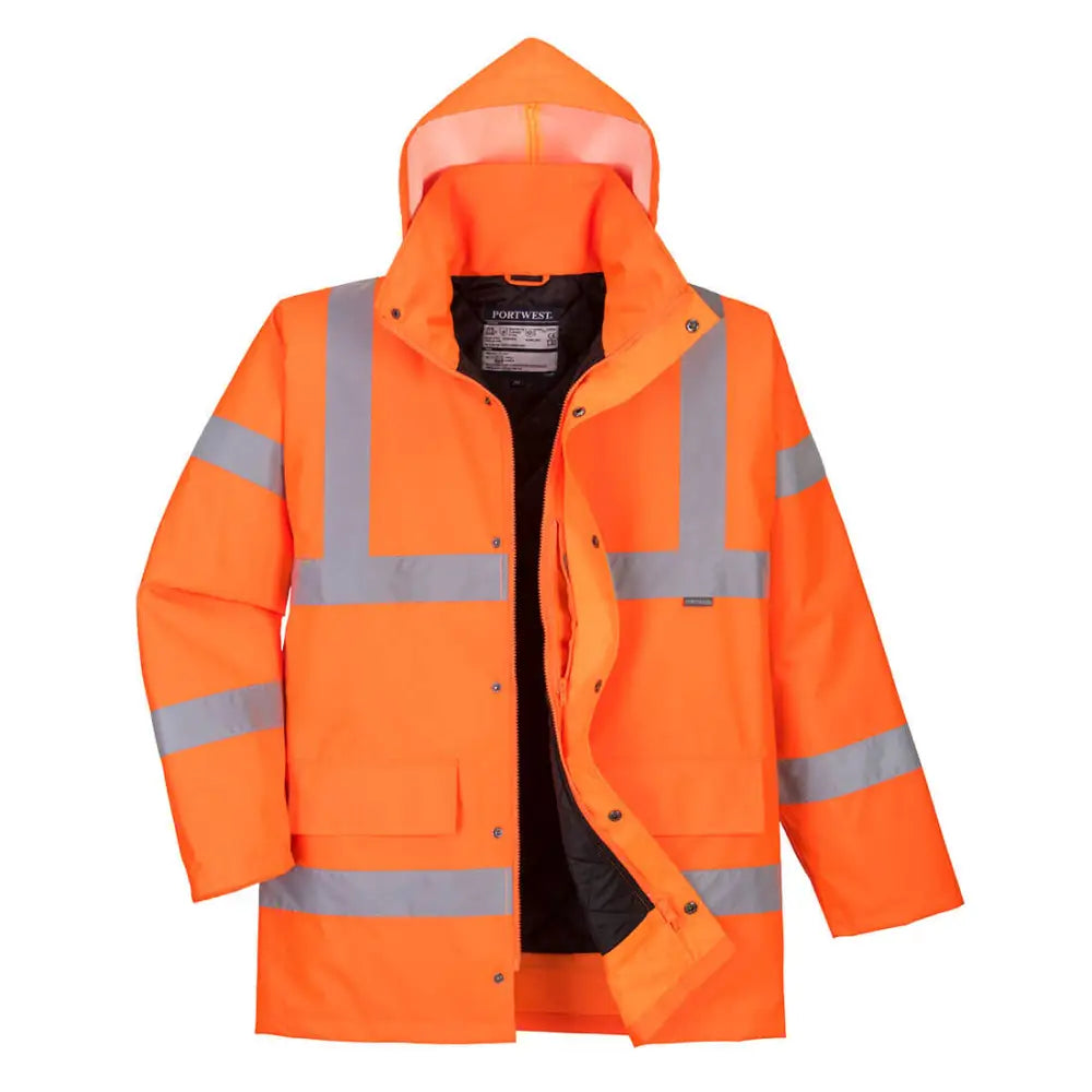 Portwest Hi-Vis Winter Traffic Jacket - 4XL