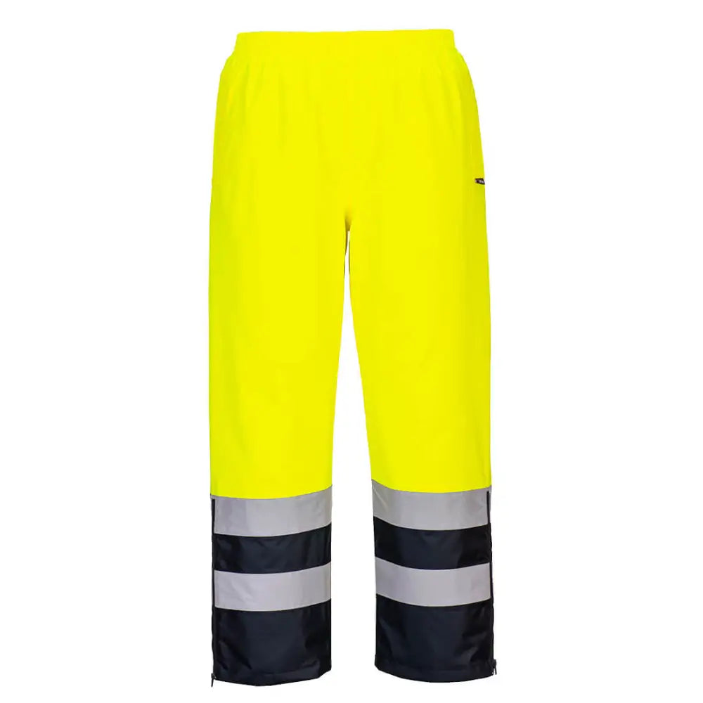 Portwest Hi-Vis Winter Trousers - Yellow/Navy / L