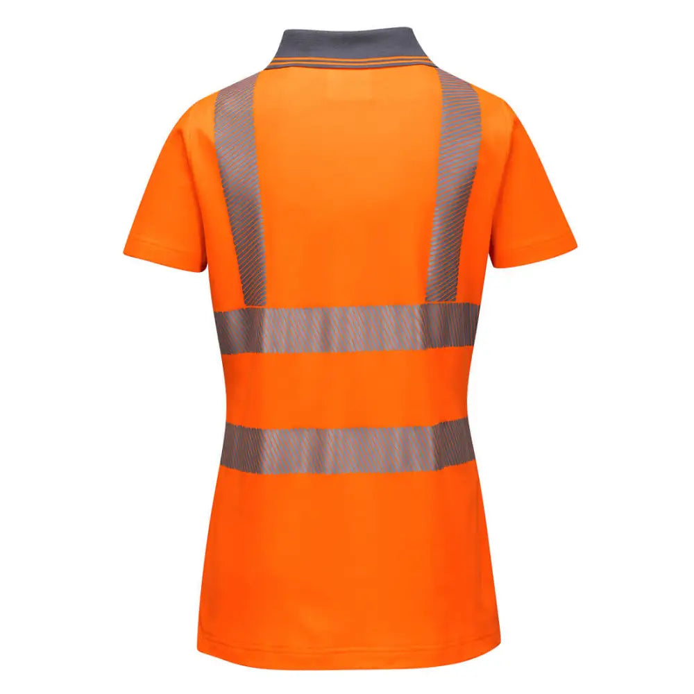 Portwest Hi-Vis Women’s Cotton Comfort Pro Polo Shirt S/S