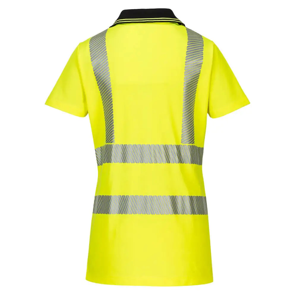 Portwest Hi-Vis Women’s Cotton Comfort Pro Polo Shirt S/S