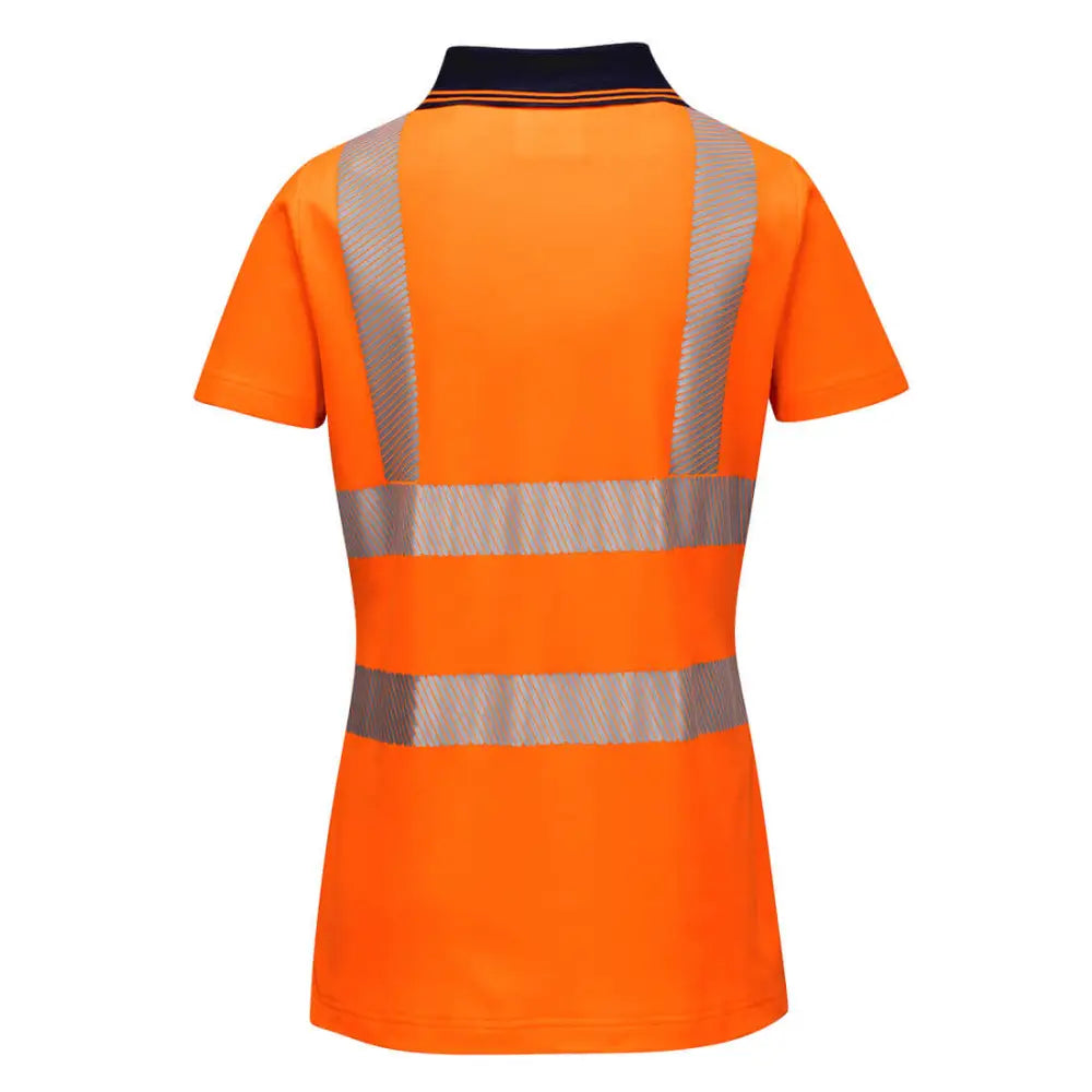 Portwest Hi-Vis Women’s Cotton Comfort Pro Polo Shirt S/S