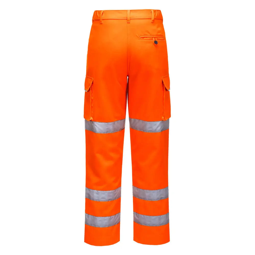 Portwest Hi-Vis Women’s Three Band Work Trousers - Orange / L