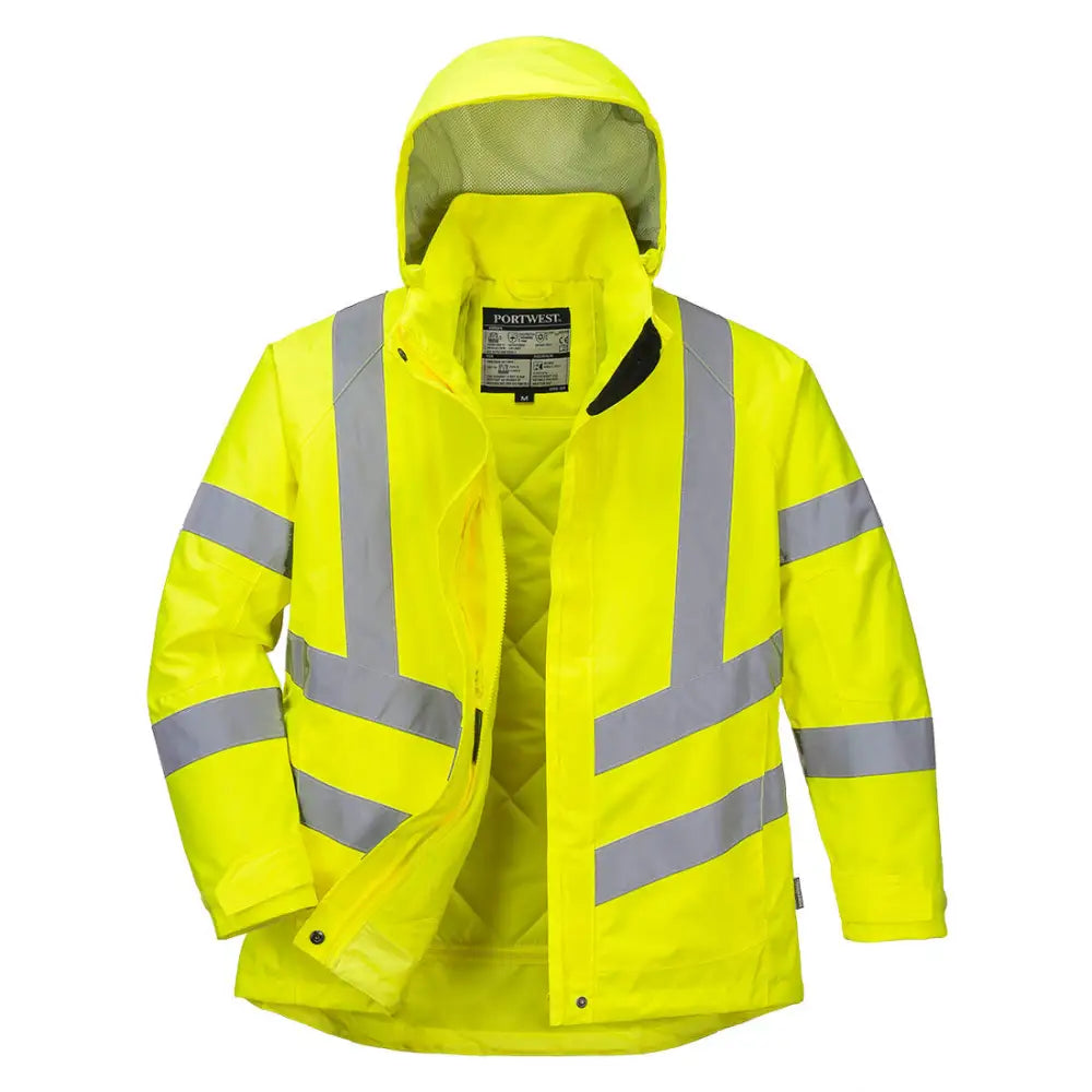 Portwest Hi-Vis Women’s Winter Jacket - Yellow / L